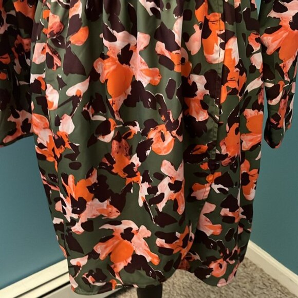 J Crew Floral Tulip Dress Size 8 - Picture 4 of 14